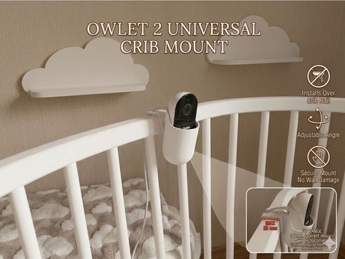 Owlet universal crib mount - 2,